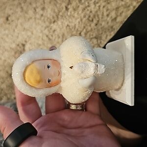 Snow Angel with dove